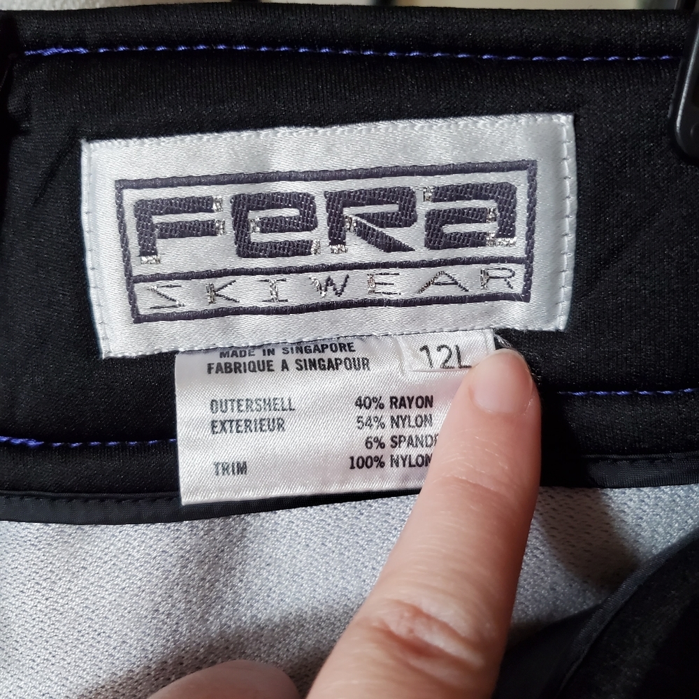 Fera Skiwear Purple Stirrup Pants - Picture 11 of 12